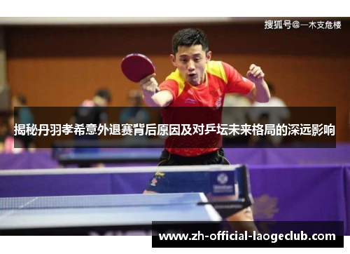 揭秘丹羽孝希意外退赛背后原因及对乒坛未来格局的深远影响 揭秘丹羽孝希意外退赛背后原因及对乒坛未来格局的深远影响